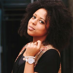 GIVE watch - Rose Gold/white leather/waterproof